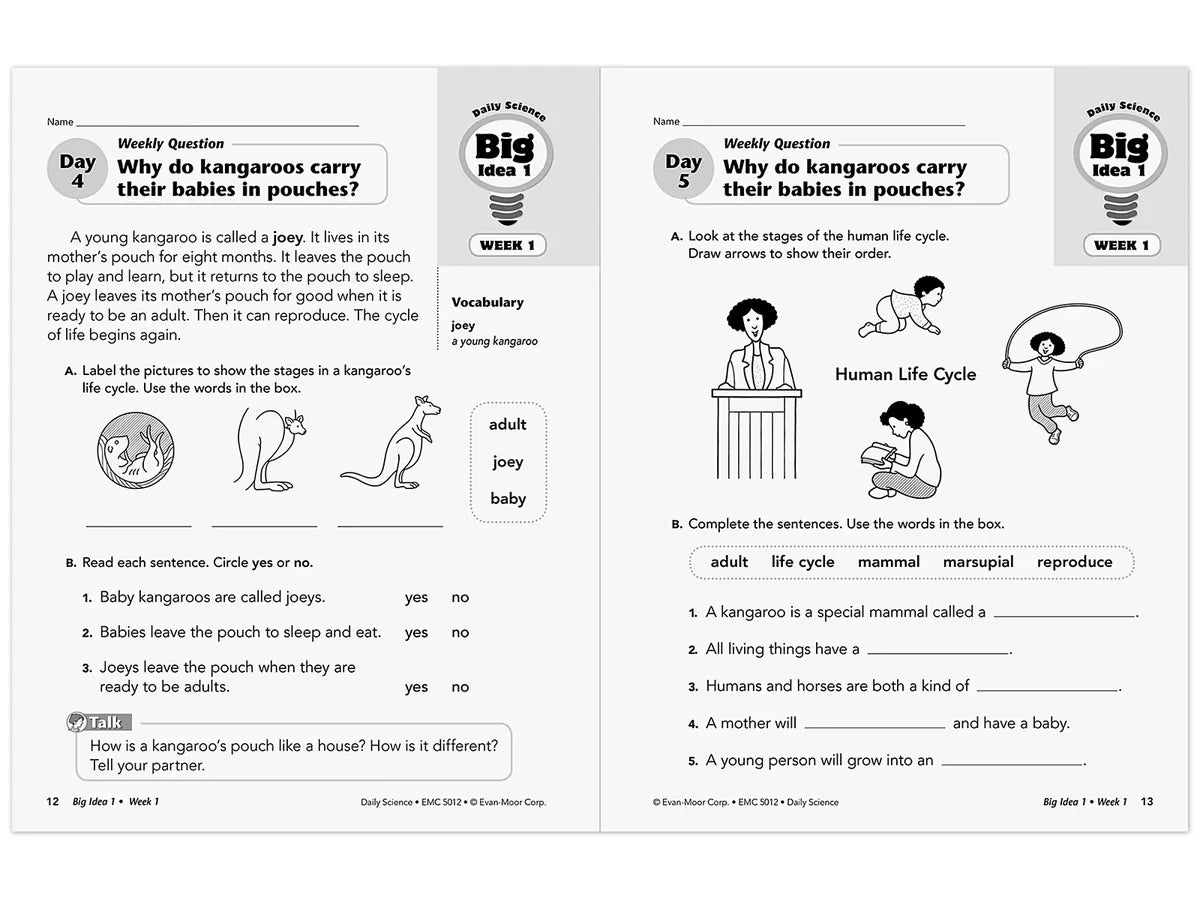 Daily Science Reproducible Activities Workbook - Gr. 2 - US 7725