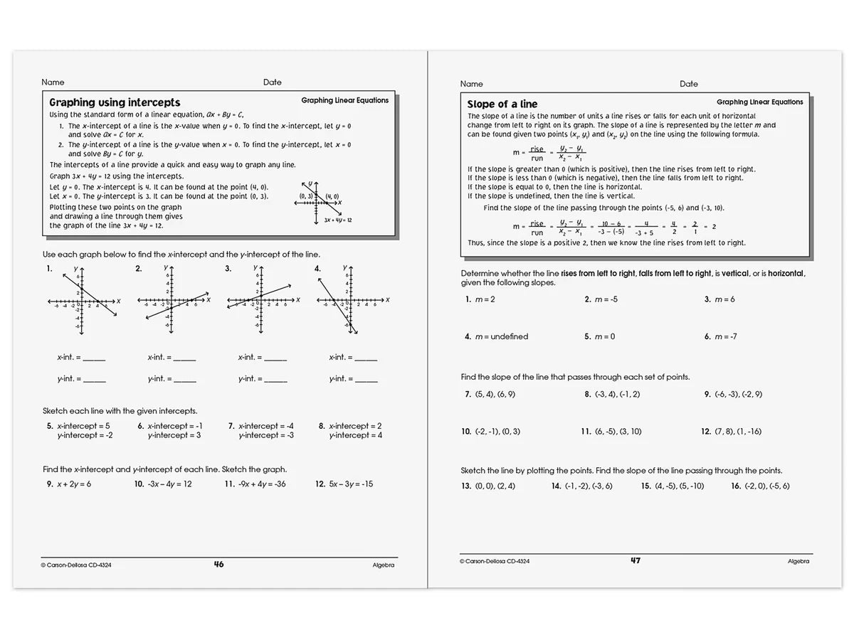 Algebra Success Workbook - US 8082