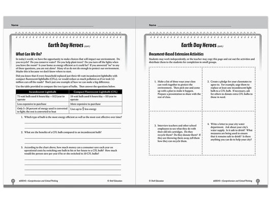 Comprehension and Critical Thinking Workbook - Gr. 5 - US 5622