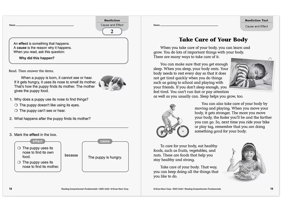 Reading Comprehension Fundamentals Workbook - Gr. 2 - US 7168