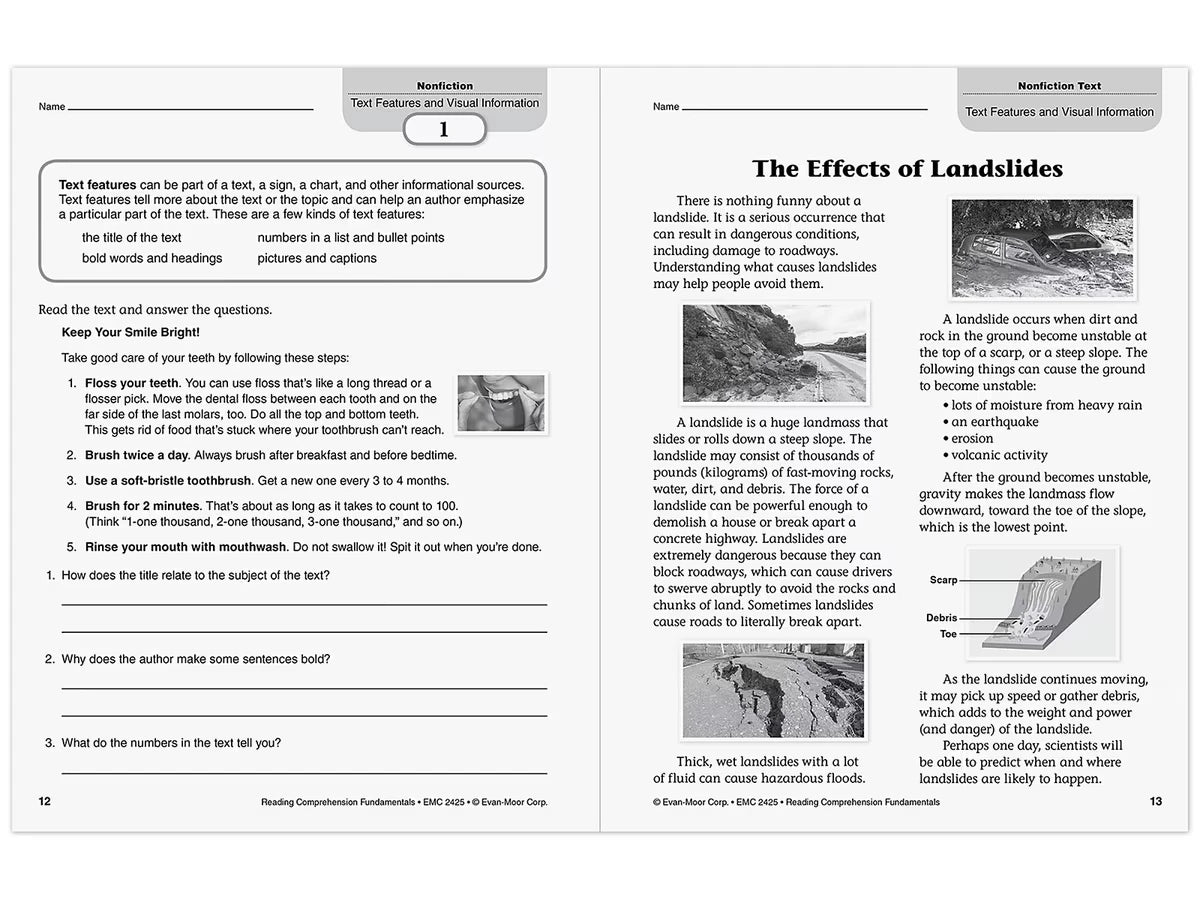 Reading Comprehension Fundamentals Workbook - Gr. 5 - US 9894