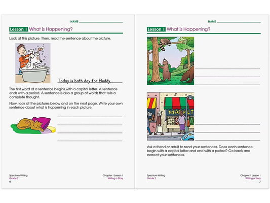 Spectrum® Writing Workbook - Gr. 2 - US 3745