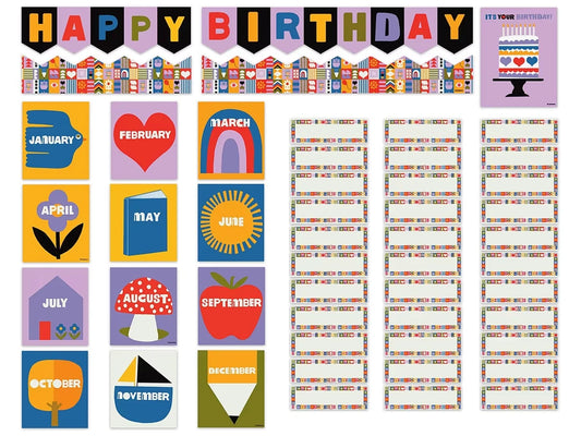 Lisa Congdon Birthday Bulletin Board Set - US 8570