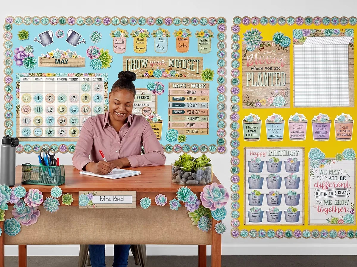 Rustic Bloom We Grow Together Poster - US 5844
