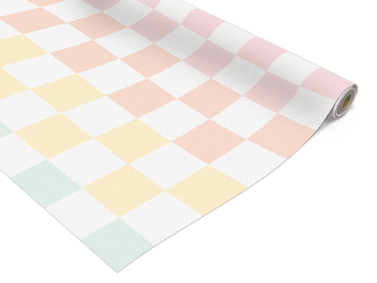 Cool for School Pastel Checkers Better Than Paper® Roll - US 2056