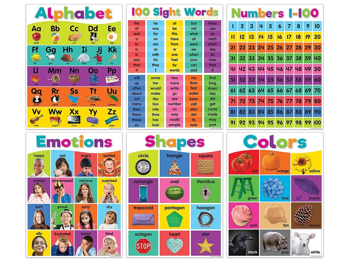 Colorful Basics Poster Pack - US 8991
