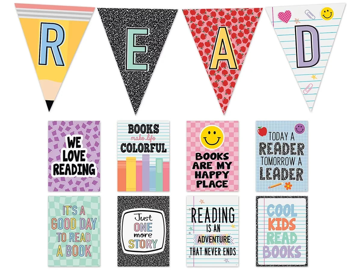 Cool for School Read Bulletin Board Set - US 5326