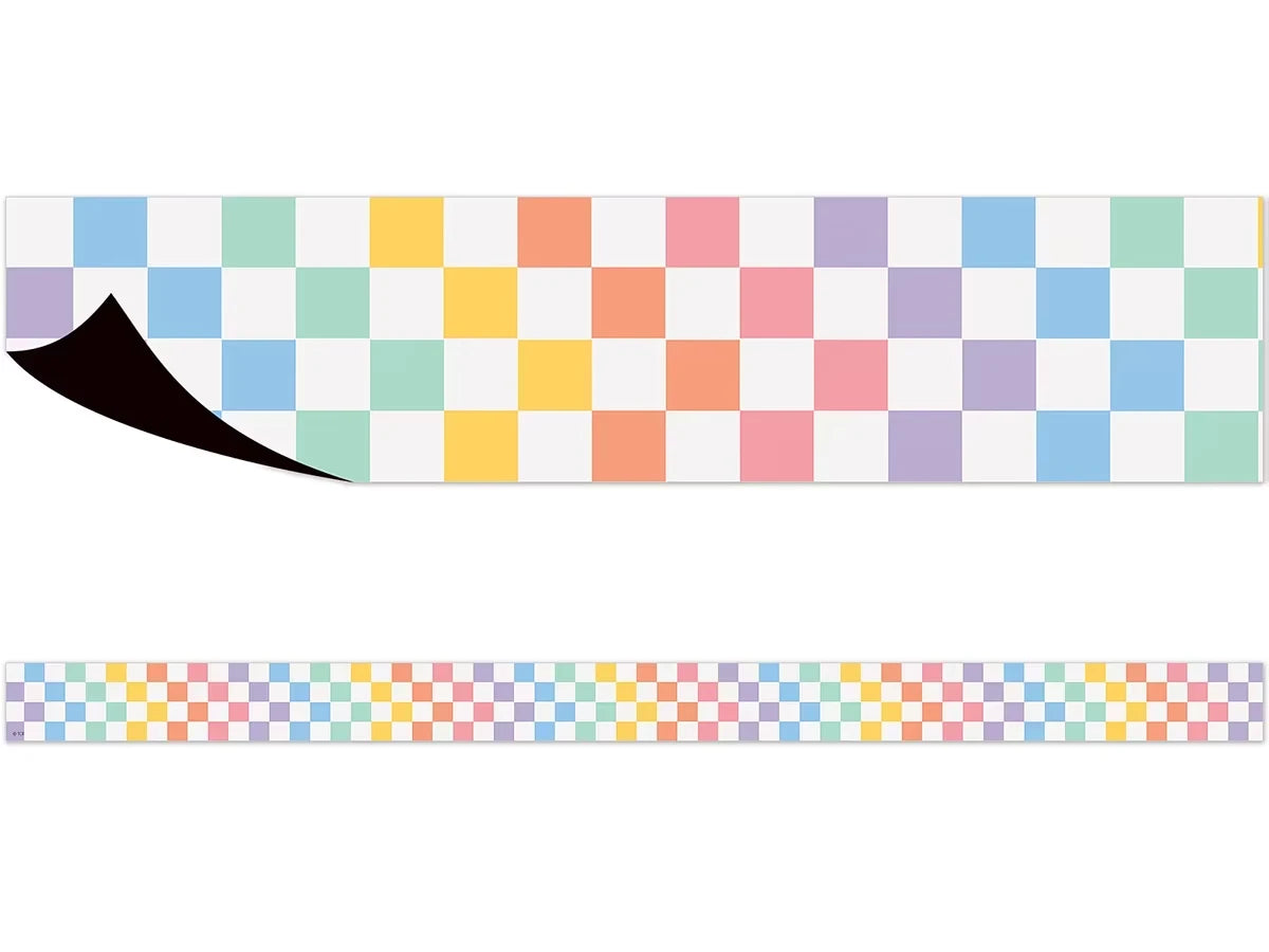 Cool for School Checkered Border - US 6871