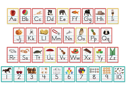 Alphabet and Number Bulletin Board Set - US 2867