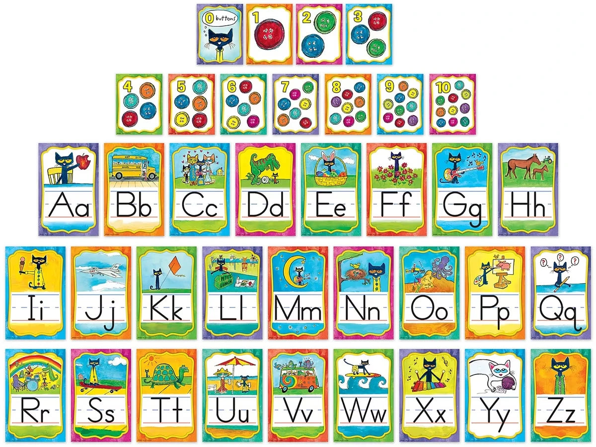 Pete the Cat® Alphabet Card Bulletin Board Set - US 5023