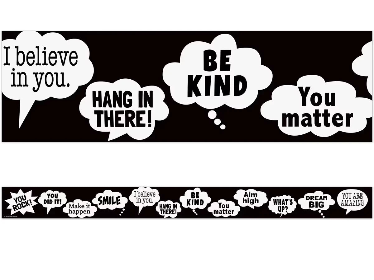 Go Wild Animals Speech Bubble Border - US 2310