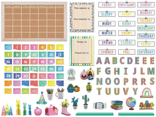 Creatively Inspired Calendar Bulletin Board Set - US 4111