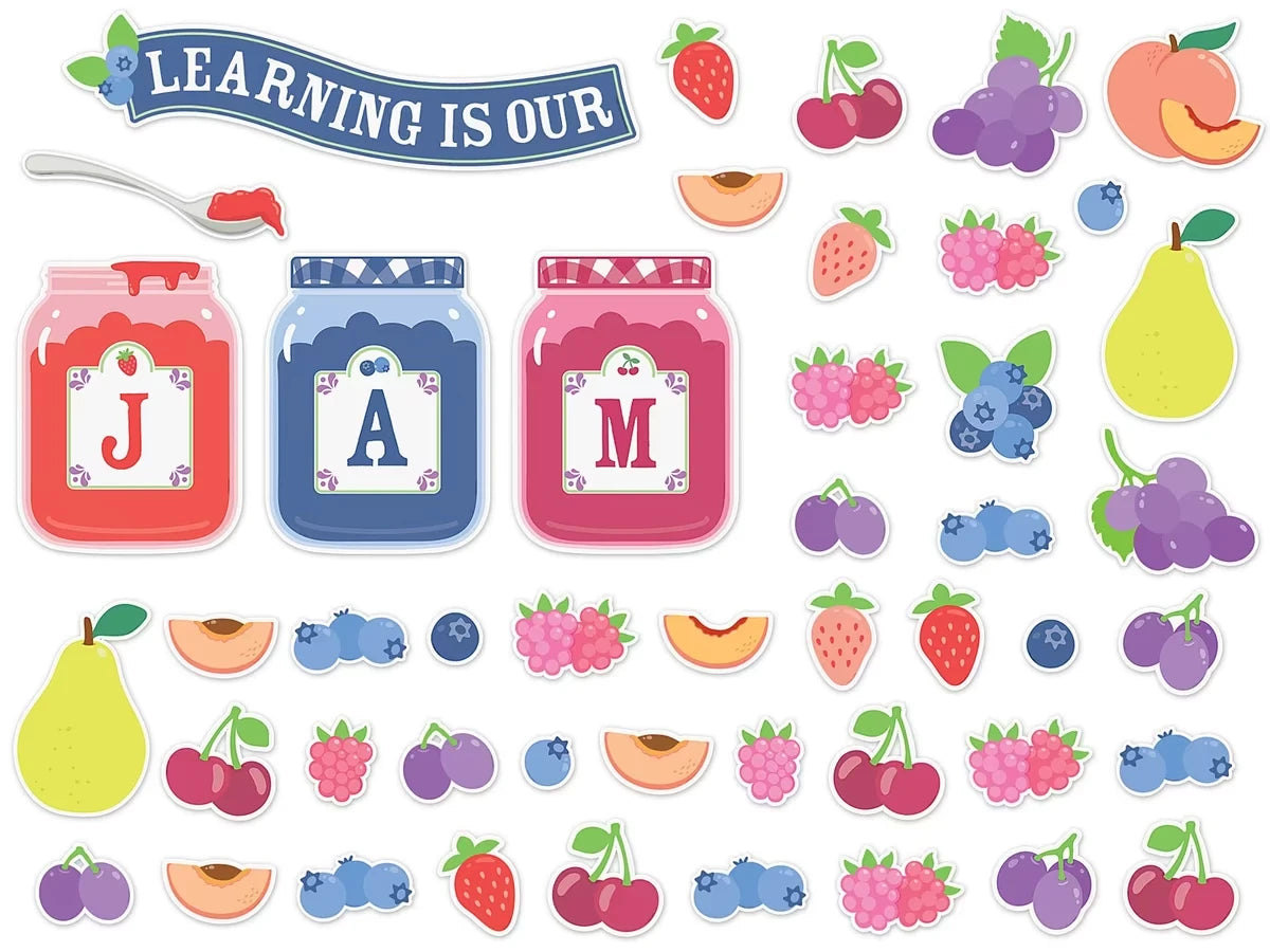 Farmers Market Learning Is Our Jam Bulletin Board Set - US 5481