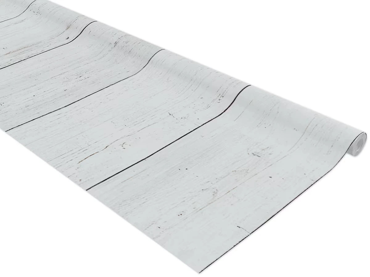 White Shiplap Fadeless® Paper Roll - US 4258