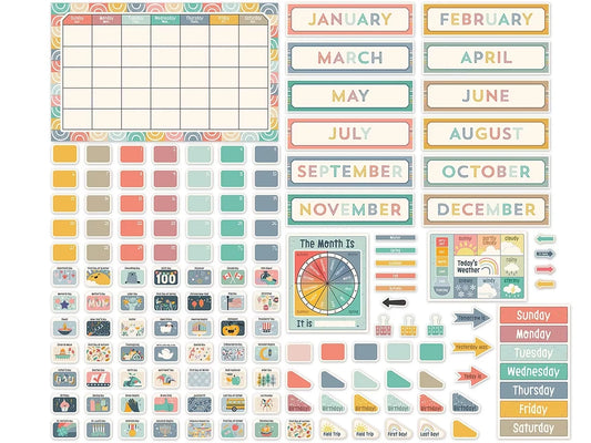 We Belong Calendar Bulletin Board Set - US 9962