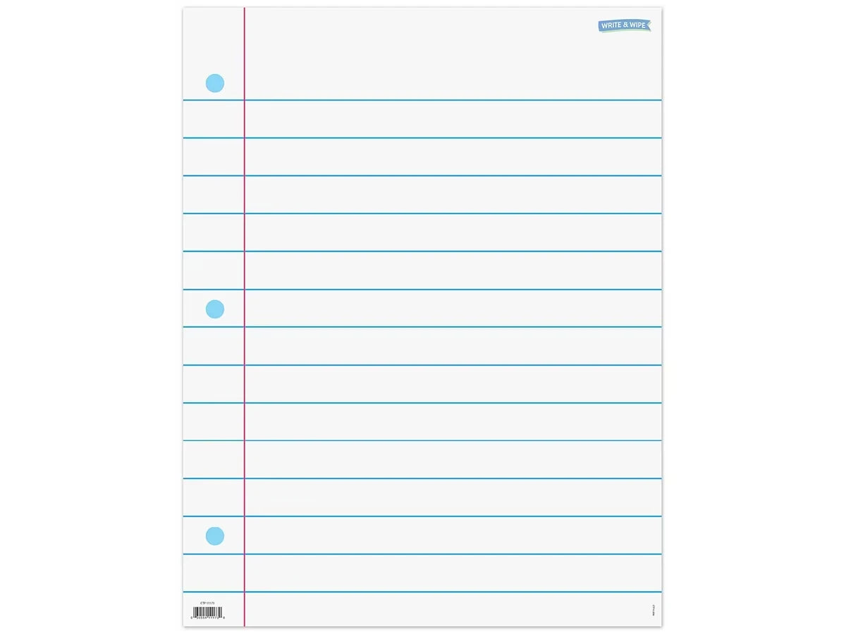 Write & Wipe Notebook Page Poster - US 9051