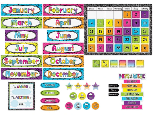 Brights 4Ever Calendar Bulletin Board Set - US 2649