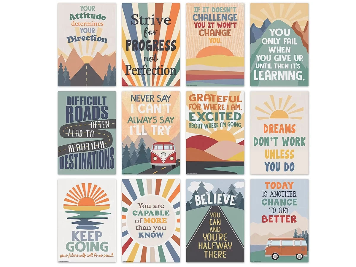 Moving Mountains Motivational Small Poster Pack - US 2763