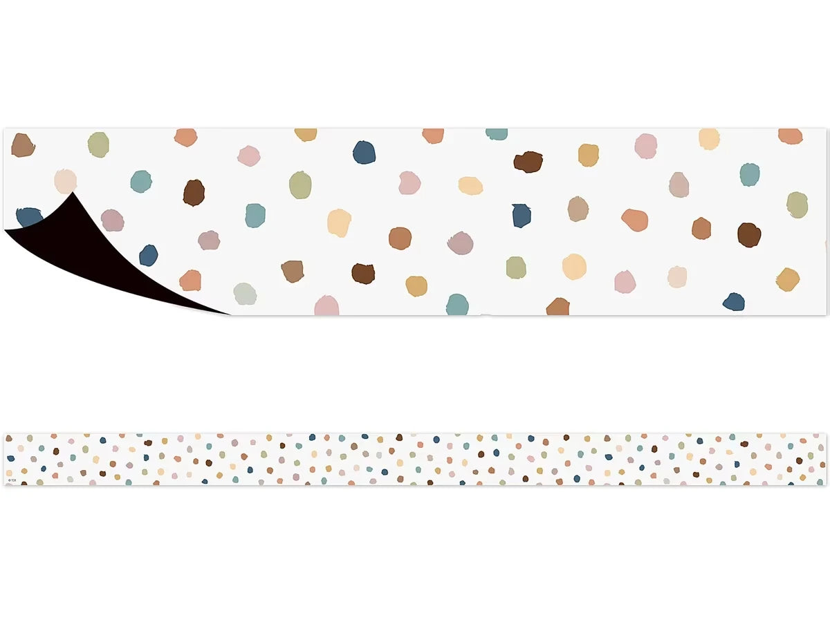 Everyone Is Welcome Painted Dot Magnetic Border - US 9912