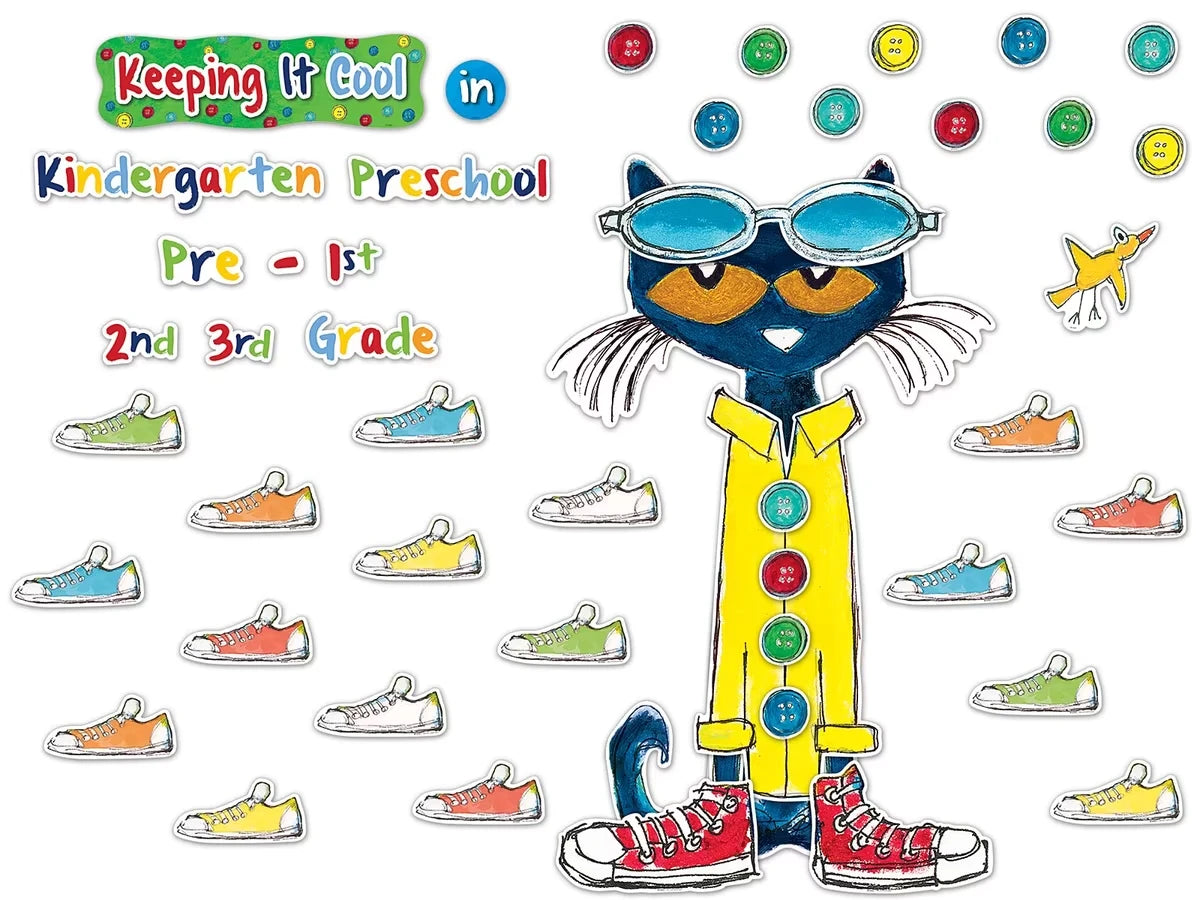Pete the Cat® Keeping It Cool In… Bulletin Board Set - US 9374