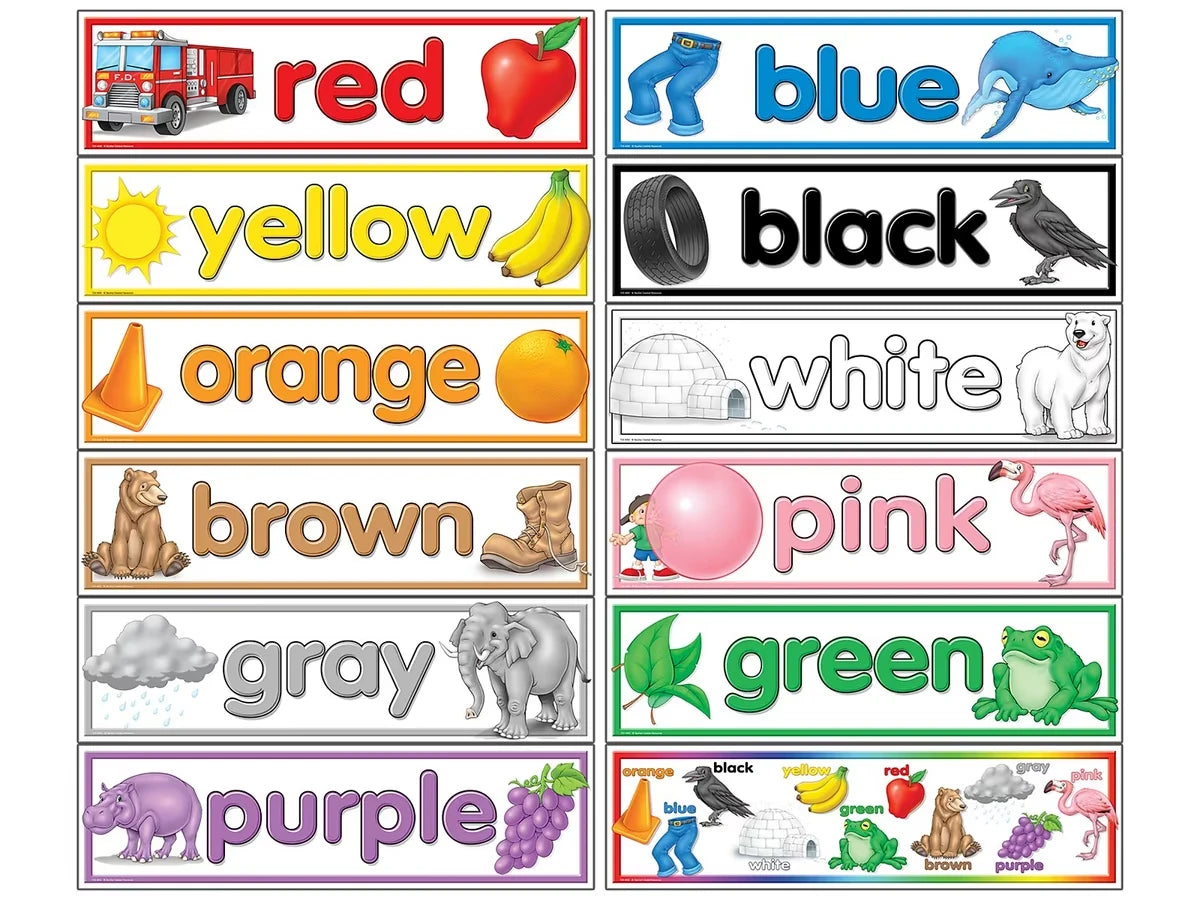 Learning Colors Bulletin Board Set - US 3828