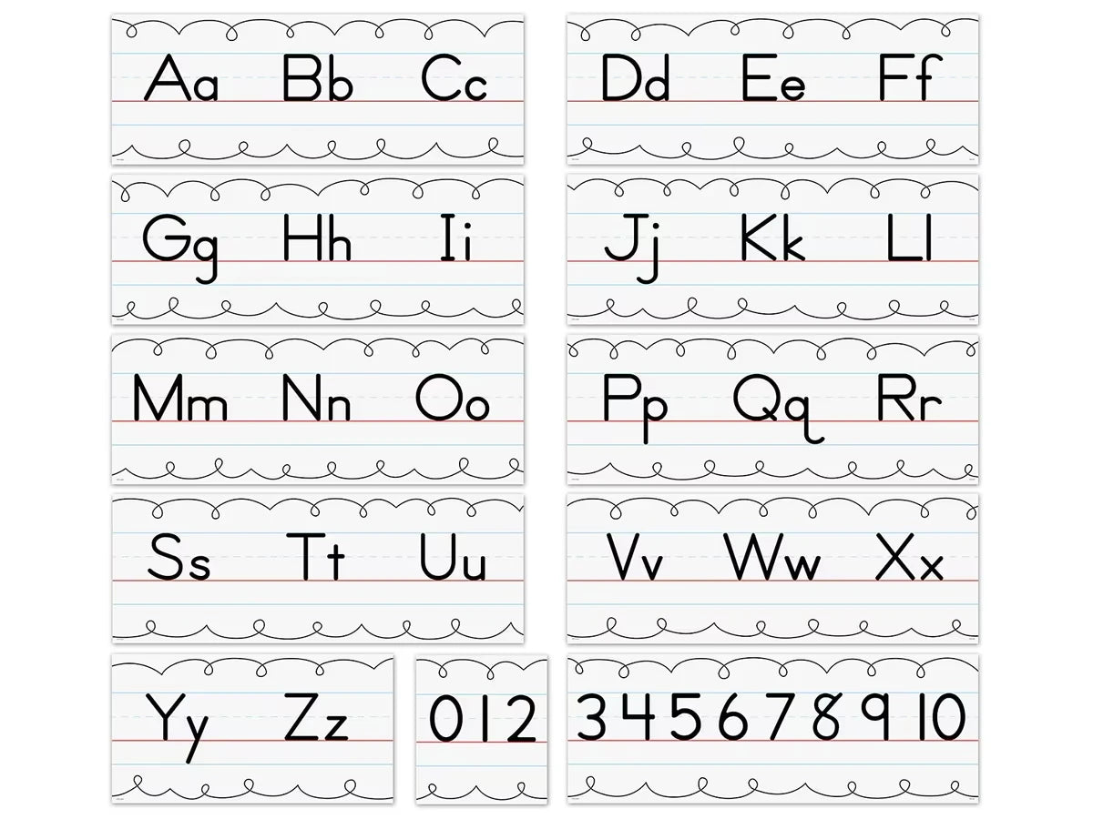 Traditional Manuscript Bulletin Board Set - US 7666