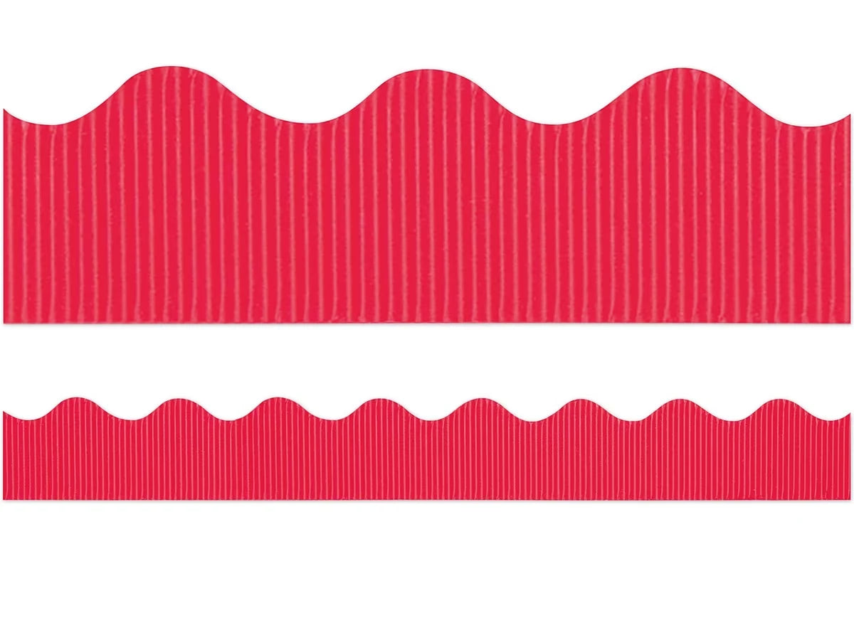 Flame Red Scalloped Bordette® - US 3480