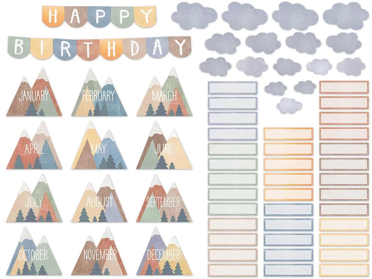 Moving Mountains Birthday Bulletin Board Set - US 8809