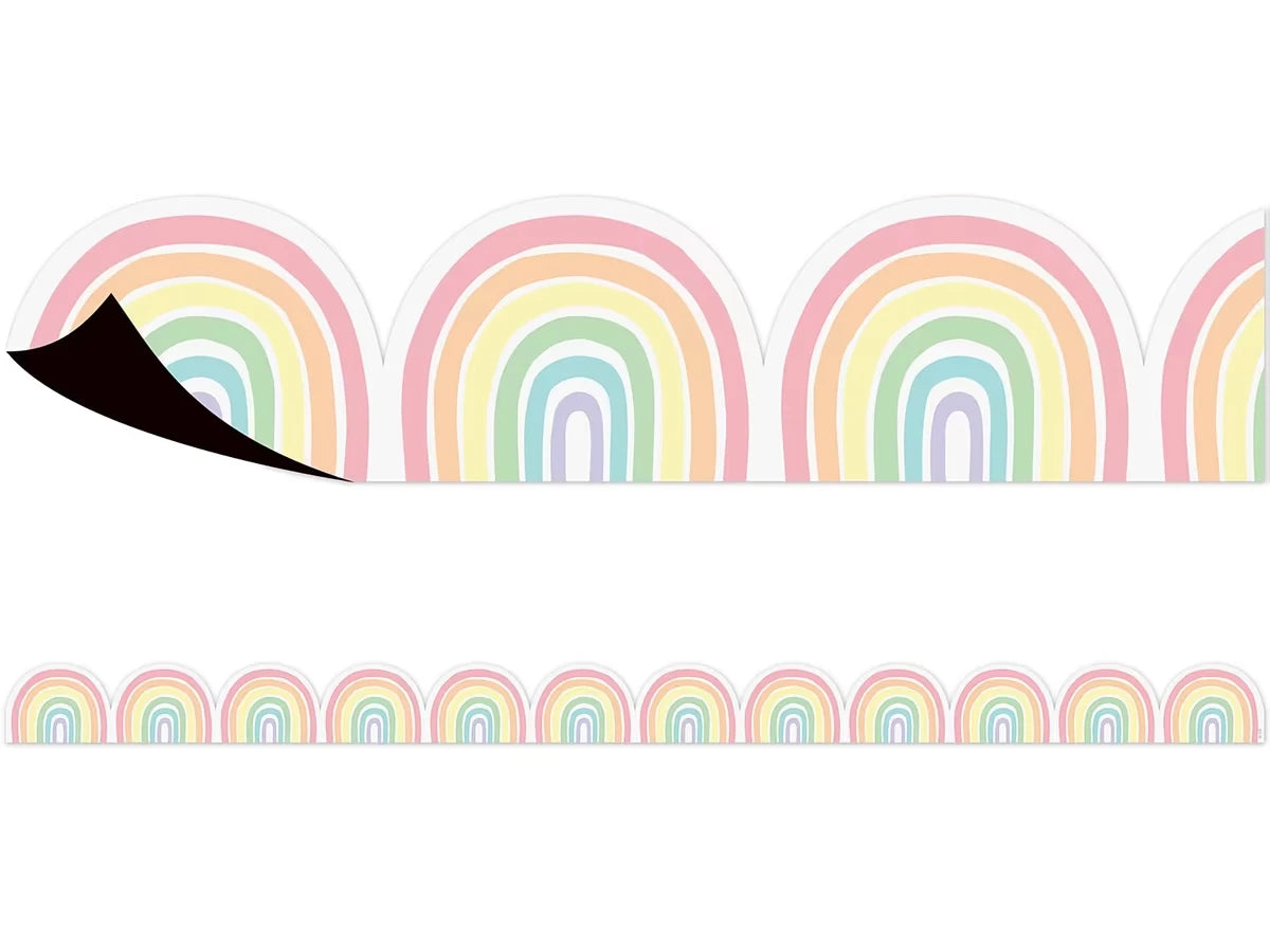 Pastel Pop Rainbow Magnetic Border - US 9608
