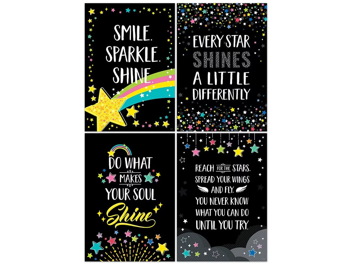 Star Bright Motivational Poster Pack - US 3580