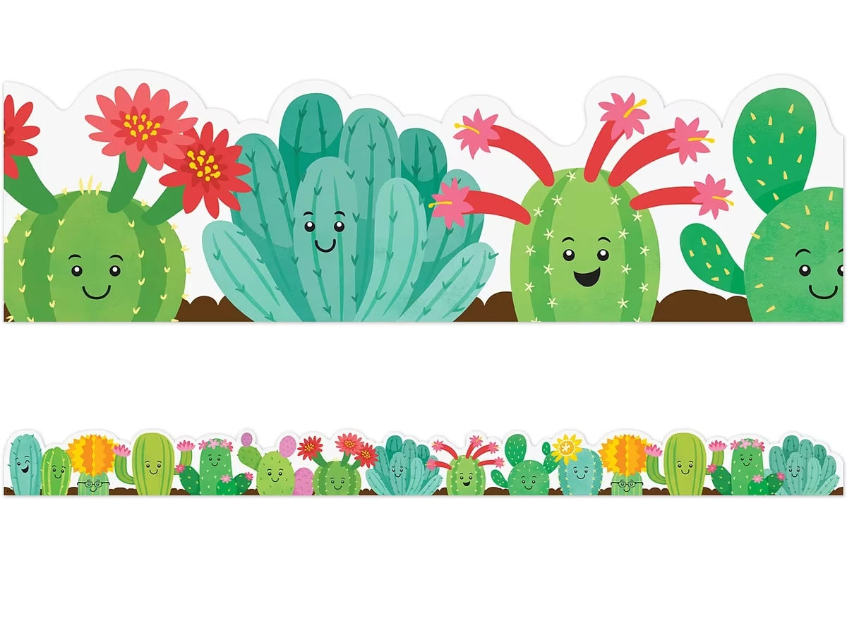 Happy Cactus Crew Border - US 8561