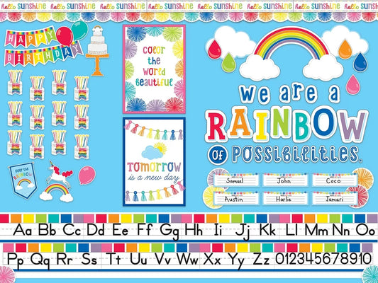 Hello Sunshine Birthday Bulletin Board Set - US 2754
