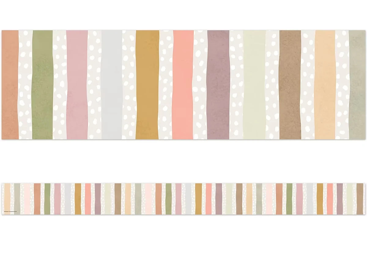 Terrazzo Tones Striped Border - US 8680