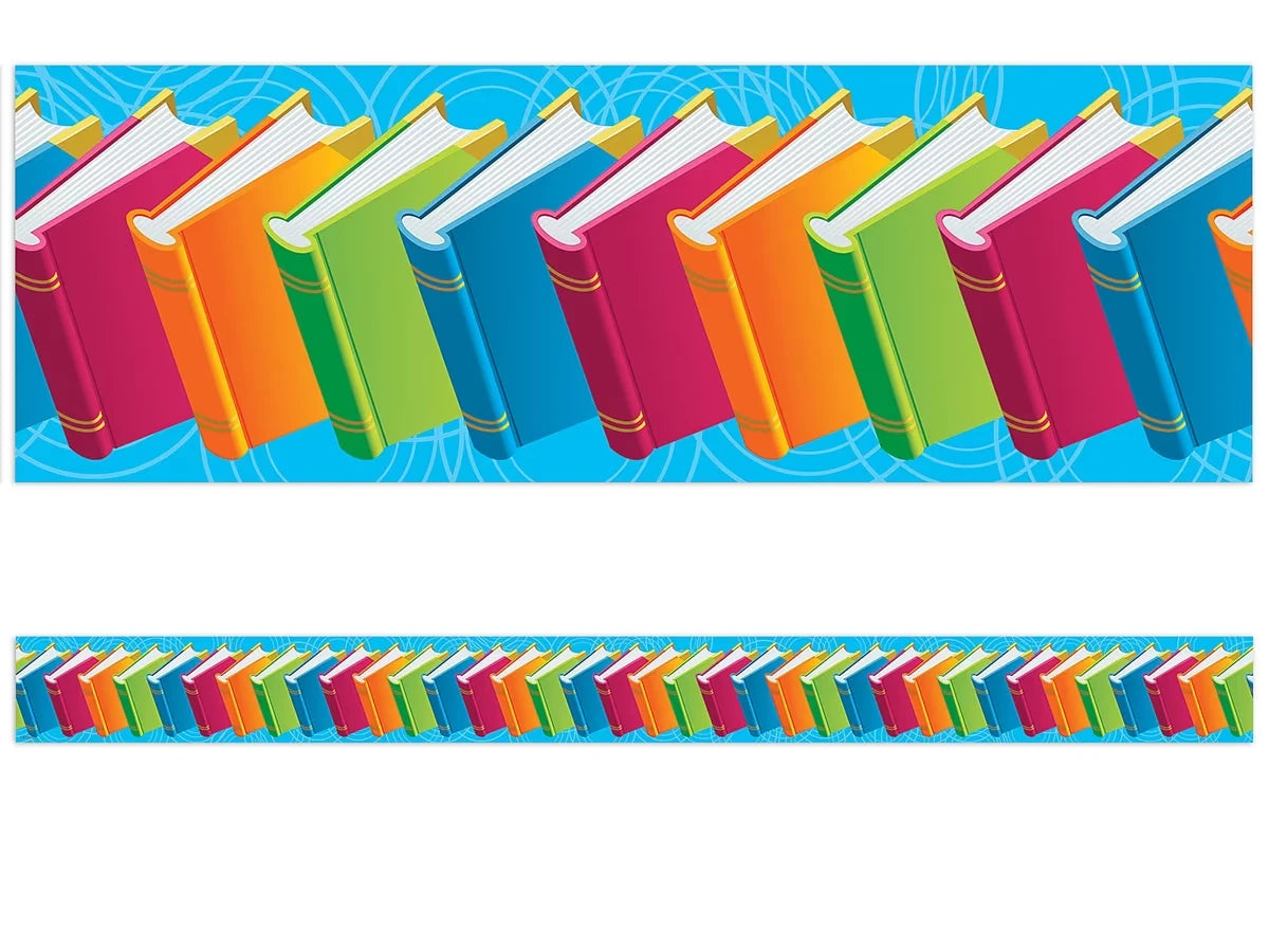 Colorful Book Border - US 9127