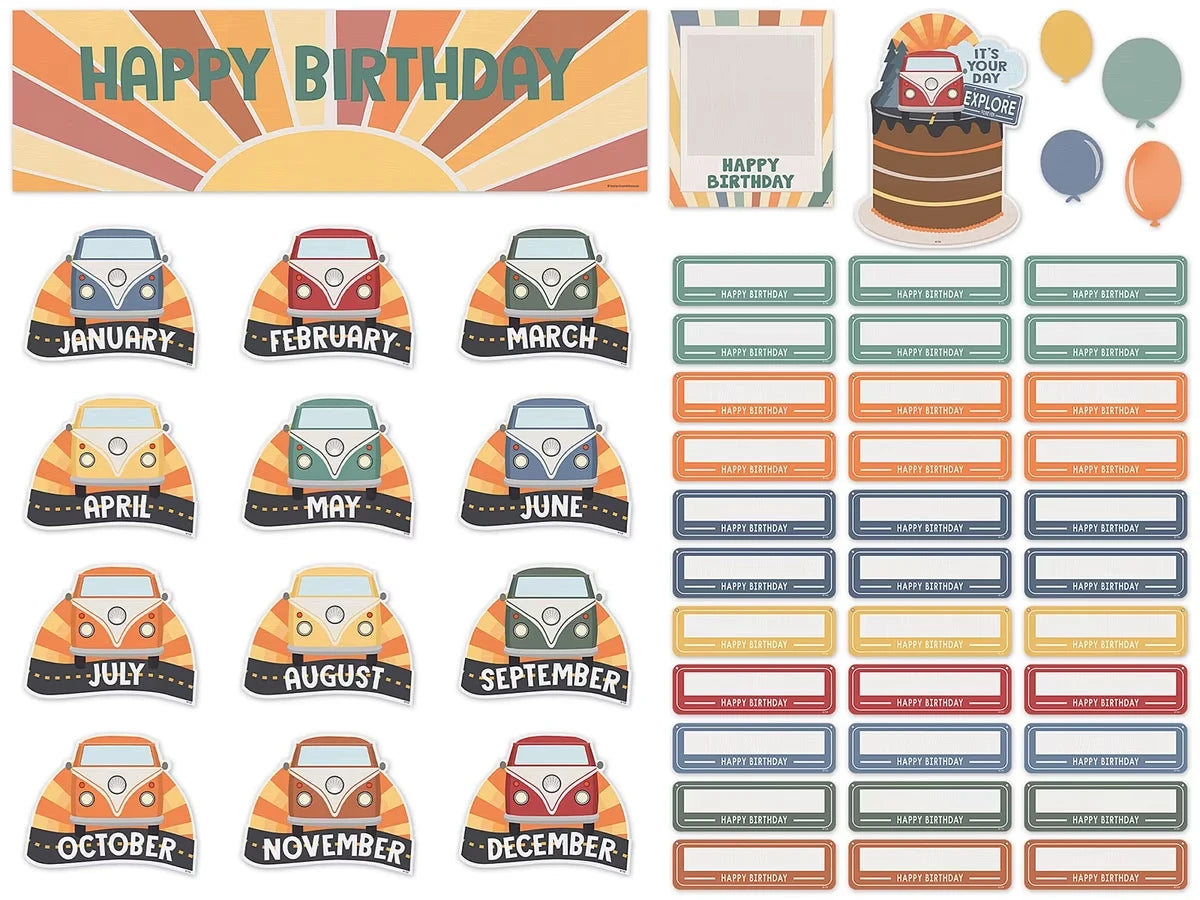 Moving Mountains Birthday Bulletin Board Set - US 8307