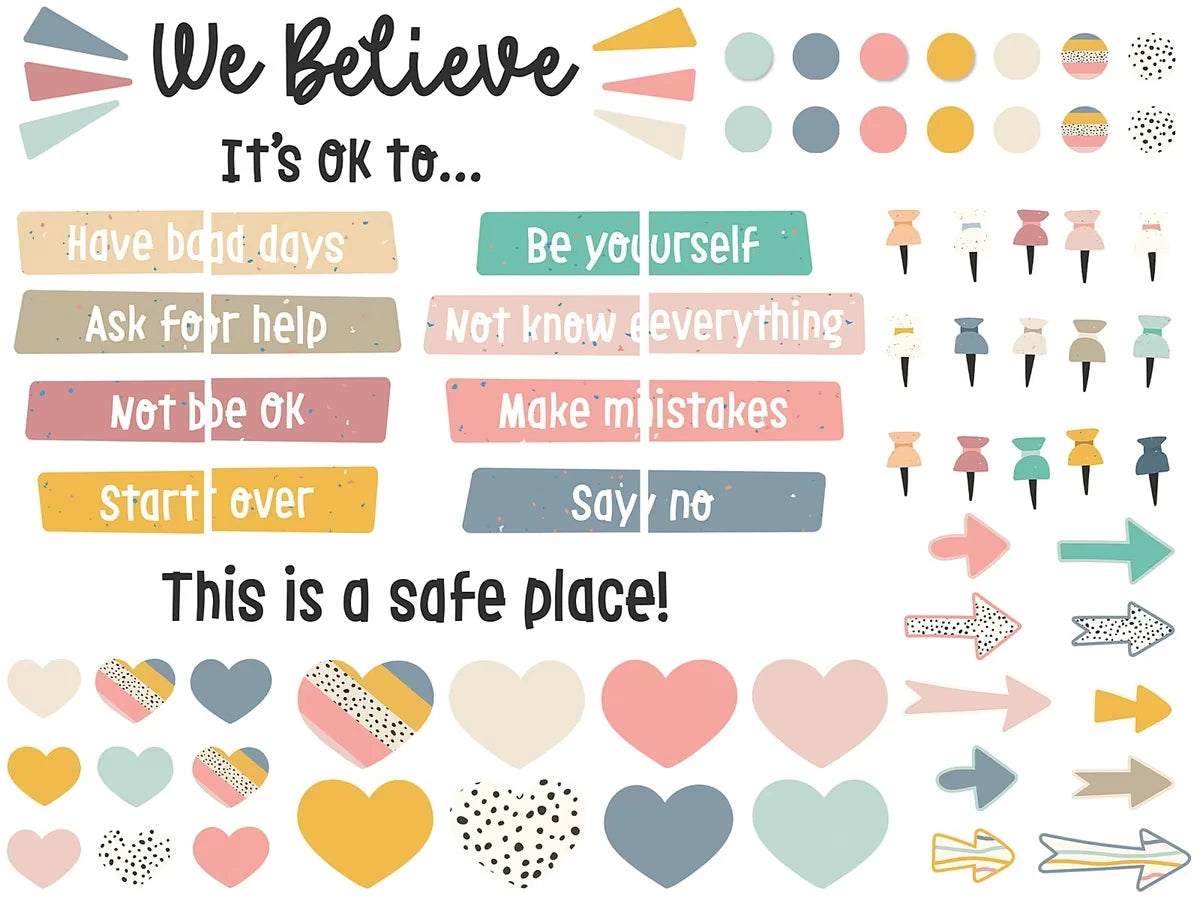 We Belong Motivational Bulletin Board Set - US 8315