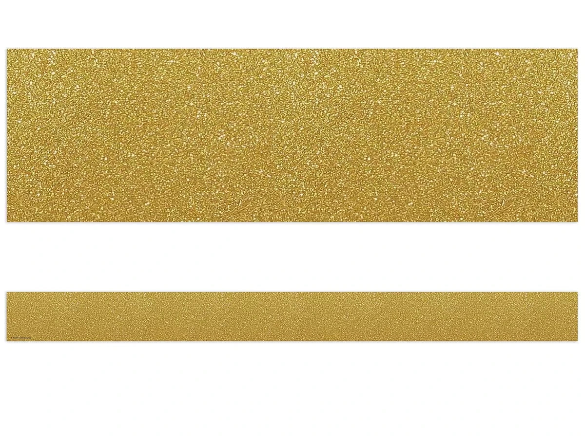 Confetti Gold Shimmer Border - US 8501