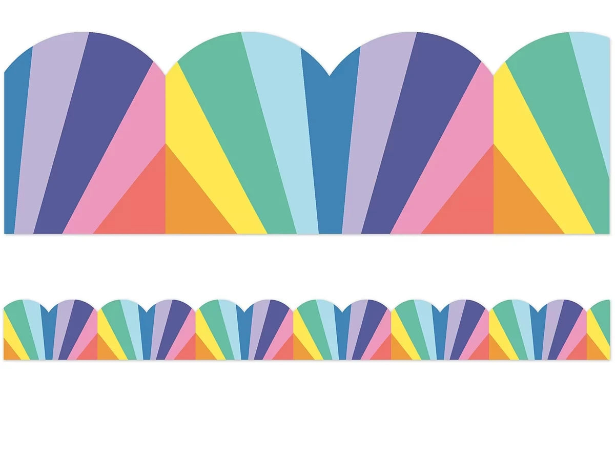 We Stick Together Rainbow Scalloped Border - US 9824