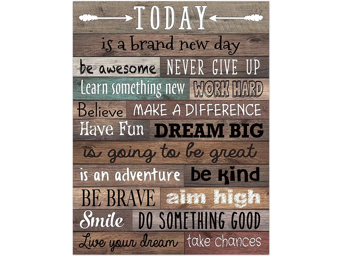 Home Sweet Classroom Today Is a New Day Poster - US 5392