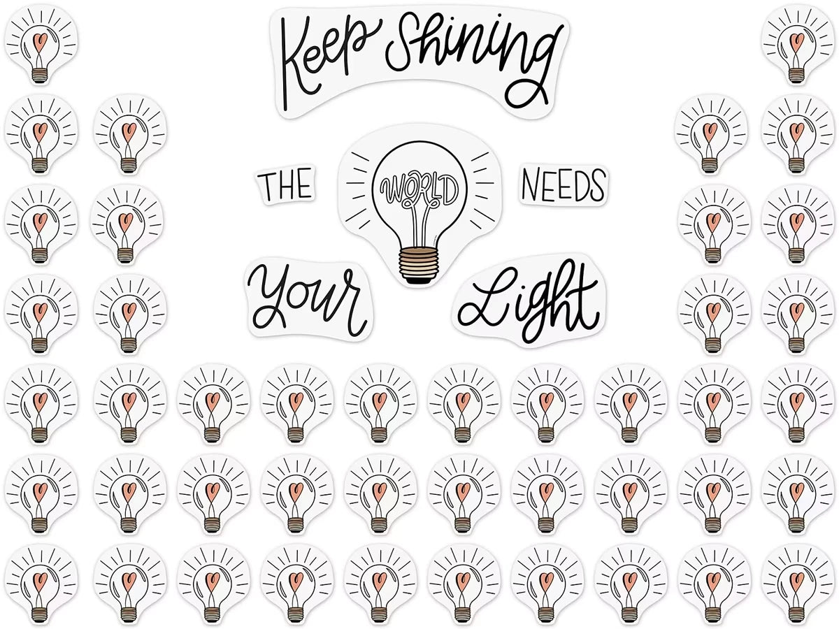 The World Needs Your Light Bulletin Board Set - US 4312