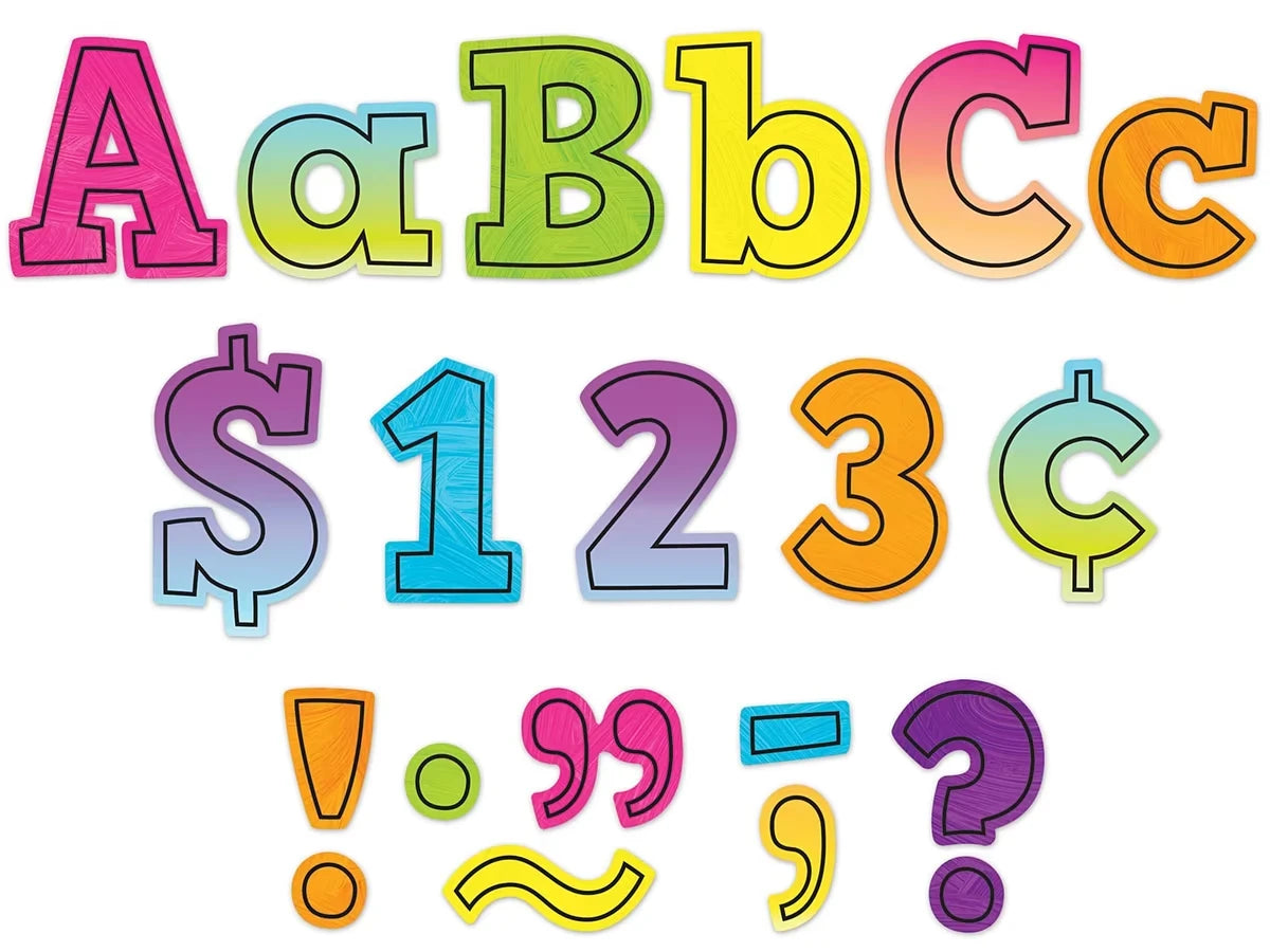Brights 4Ever 4" Punch-Out Letters - US 9209