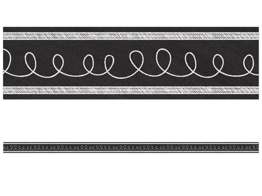 Chalkboard Brights Double-Sided Border - US 8459