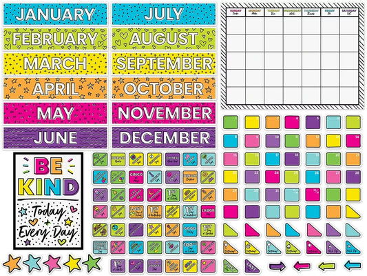 Kind Vibes Calendar Bulletin Board Set - US 3826
