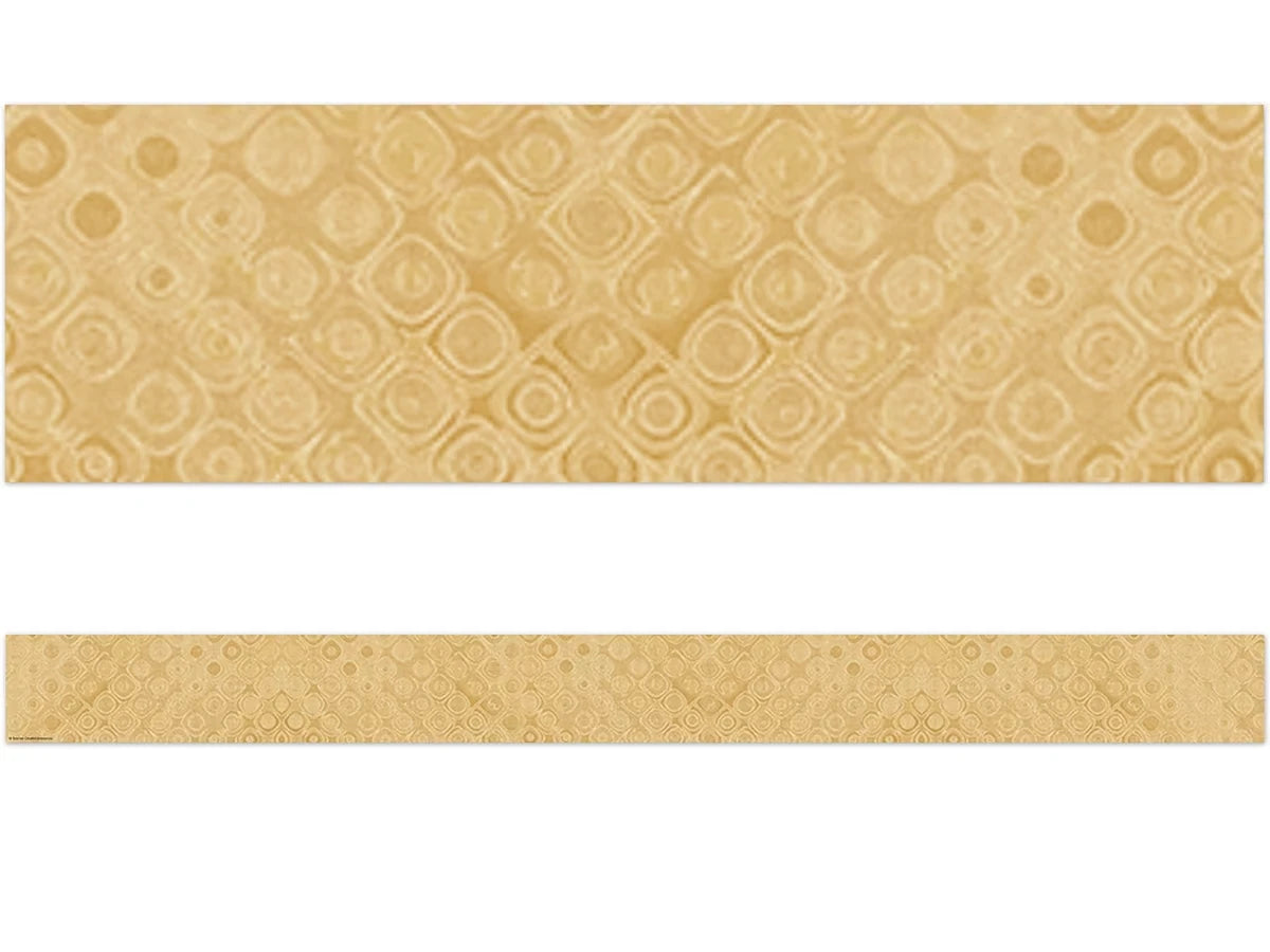 Wonderfully Wild Gold Textile Border - US 2950
