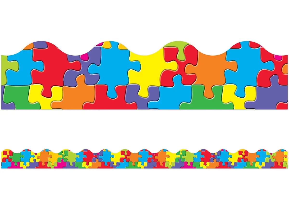 Jigsaw Puzzle Scalloped Border - US 4876