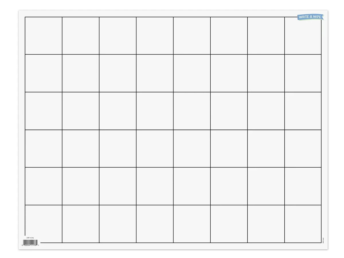 Write & Wipe Graph Page Poster - US 5537