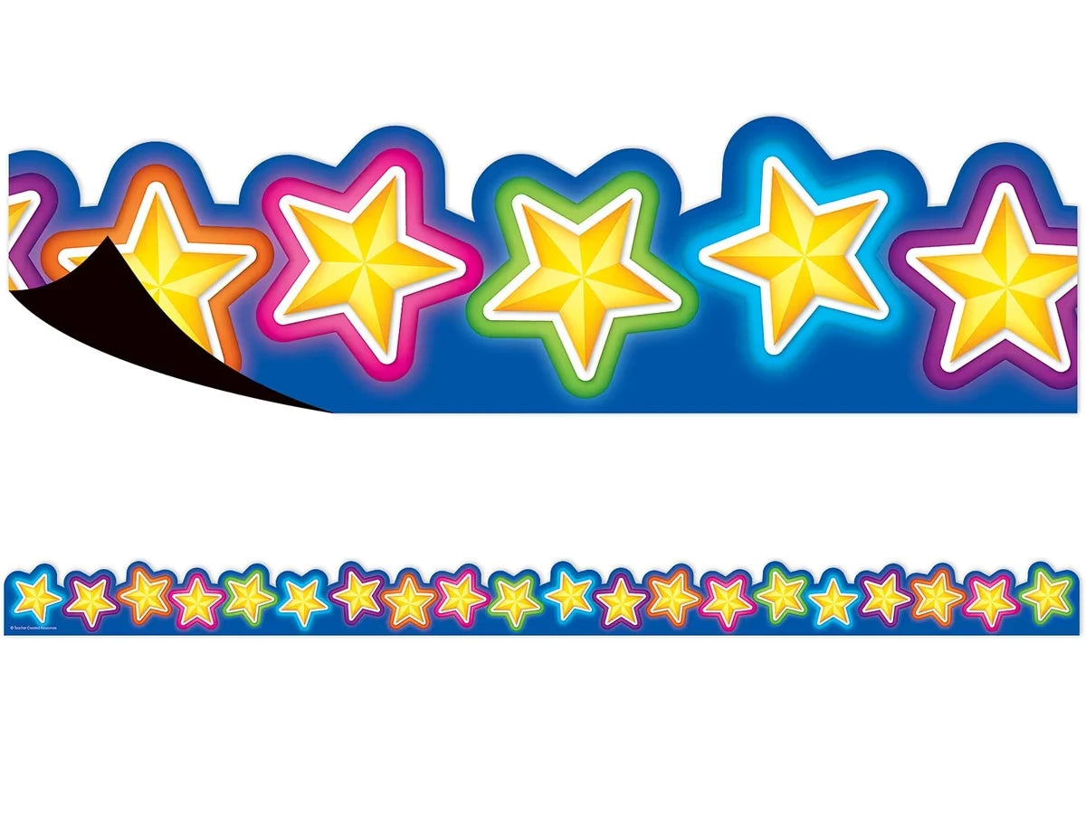 Neon Star Magnetic Border - US 8262