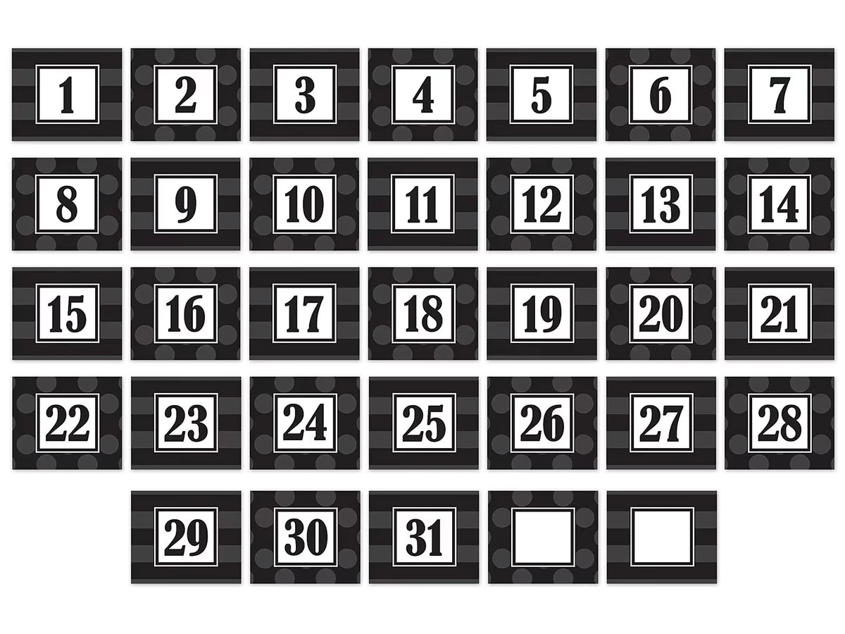Sassy Double-Sided Calendar Mini Accents - US 3668