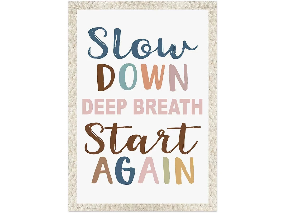 Everyone Is Welcome Slow Down Poster - US 5942