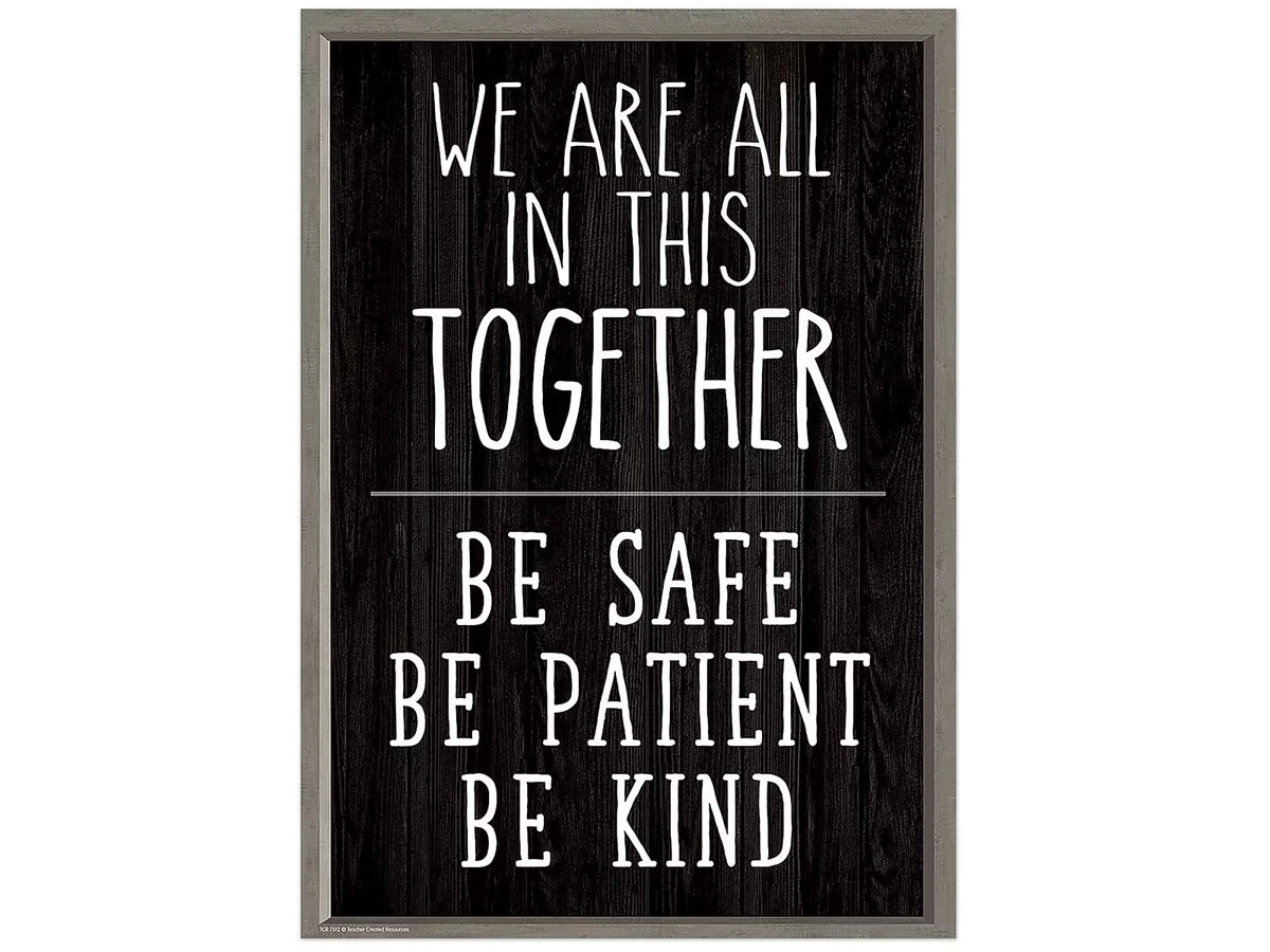 Home Sweet Classroom We Are All in This Together Poster - US 7036